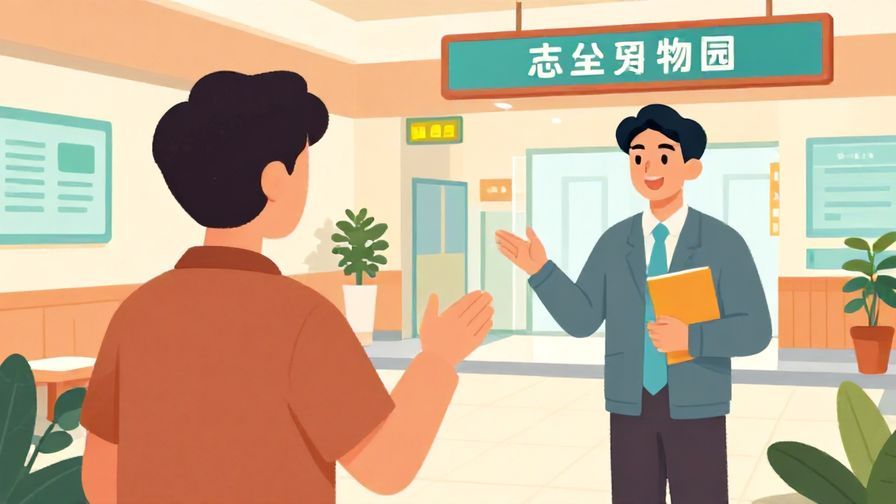 Illustration%20of%20a%20person%20asking%20a%20friendly%20local%20for%20directions%20in%20a%20hospital%20lobby%2C%20vibrant%20colors%2C%20illustrated%20style