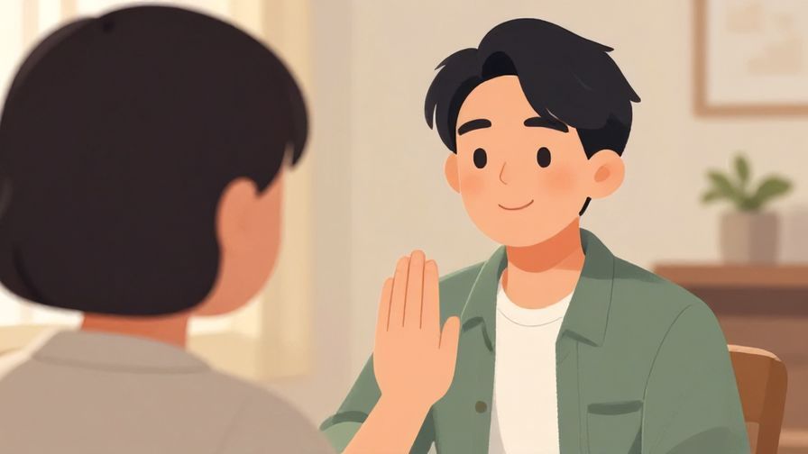 Illustration%20of%20a%20person%20asking%20permission%20politely%20with%20a%20smile%2C%20indoor%20setting%2C%20soft%20lighting%2C%20illustrated%20style