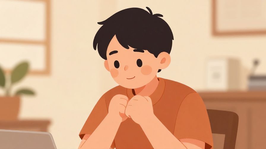 Illustration%20of%20a%20person%20asking%20politely%20with%20a%20hopeful%20expression%20and%20slight%20bow%2C%20indoor%20setting%2C%20warm%20colors%2C%20illustrated%20style