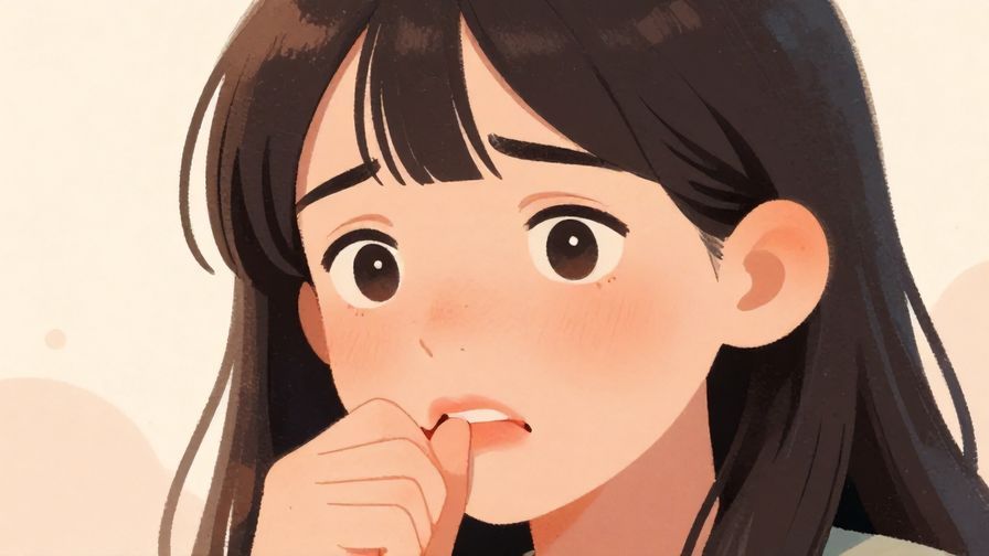 Illustration%20of%20a%20person%20biting%20their%20lip%20with%20a%20slightly%20worried%20expression%2C%20soft%20pastel%20background%2C%20illustrated%20style