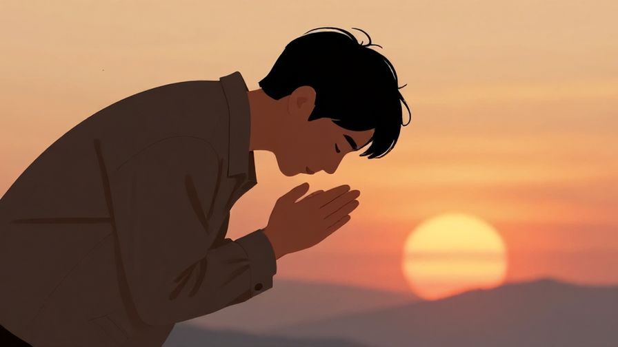 Illustration%20of%20a%20person%20bowing%20gratefully%20with%20a%20sunset%20background%20and%20warm%20colors%2C%20illustrated%20style