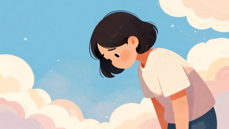 Illustration%20of%20a%20person%20bowing%20slightly%20with%20an%20apologetic%20expression%2C%20background%20with%20heavenly%20clouds%20and%20soft%20stars%2C%20vibrant%20colors%2C%20illustrated%20style