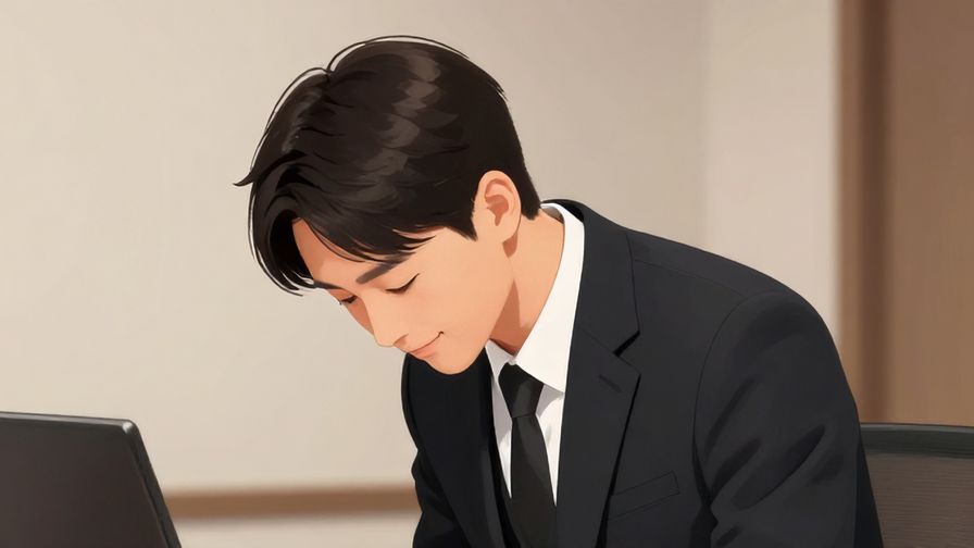 Illustration%20of%20a%20person%20bowing%20slightly%20with%20a%20respectful%20smile%2C%20formal%20setting%2C%20soft%20lighting