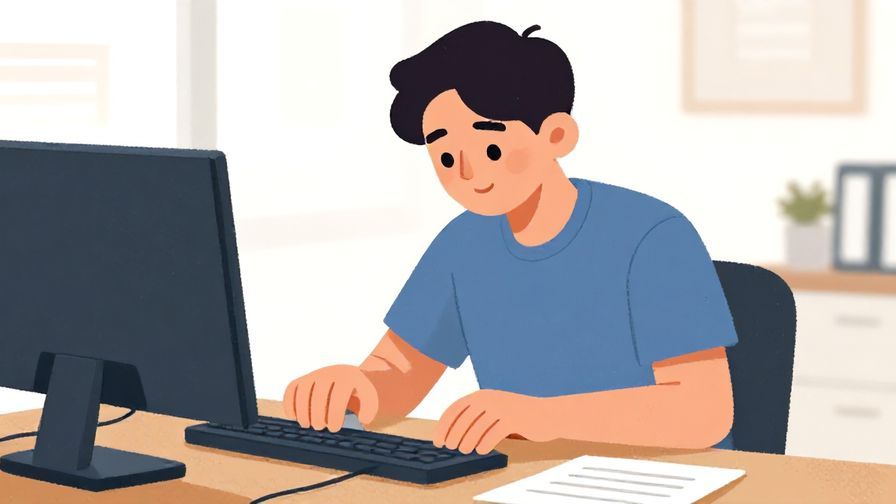 Illustration%20of%20a%20person%20carefully%20organizing%20items%20on%20a%20desk%20with%20a%20focused%20but friendly%20expression%2C%20illustrated%20style