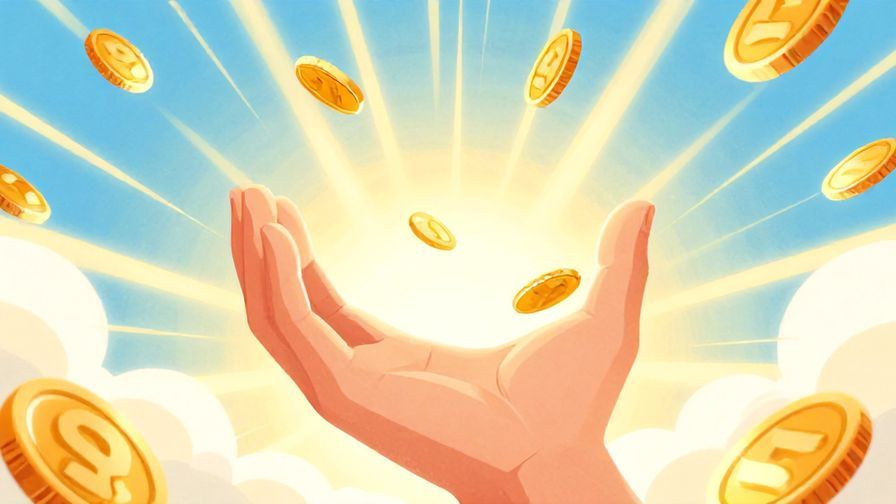 Illustration%20of%20a%20person%20catching%20falling%20gold%20coins%20from%20the%20sky%2C%20surrounded%20by%20bright%20light%20rays%2C%20vibrant%20colors%2C%20illustrated%20style