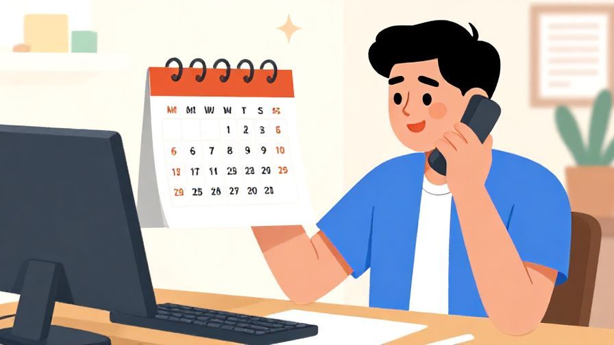 Illustration%20of%20a%20person%20checking%20a%20calendar%20and%20making%20a%20phone%20call%20in%20an%20office%20setting%2C%20vibrant%20colors%2C%20illustrated%20style