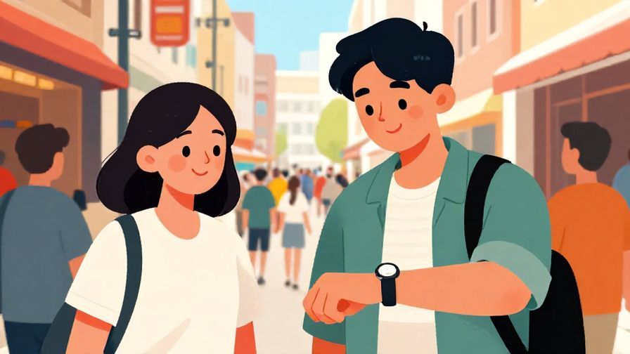 Illustration%20of%20a%20person%20checking%20their%20watch%20and%20looking%20at%20another%20person%20smiling%20in%20a%20busy%20street%20scene%2C%20vibrant%20colors%2C%20illustrated%20style
