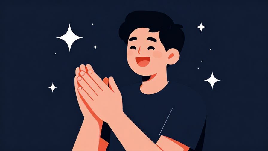 Illustration%20of%20a%20person%20clapping%20hands%20with%20big%20smile%2C%20sparkles%20and%20floating%20stars%20around%20them%2C%20illustrated%20style
