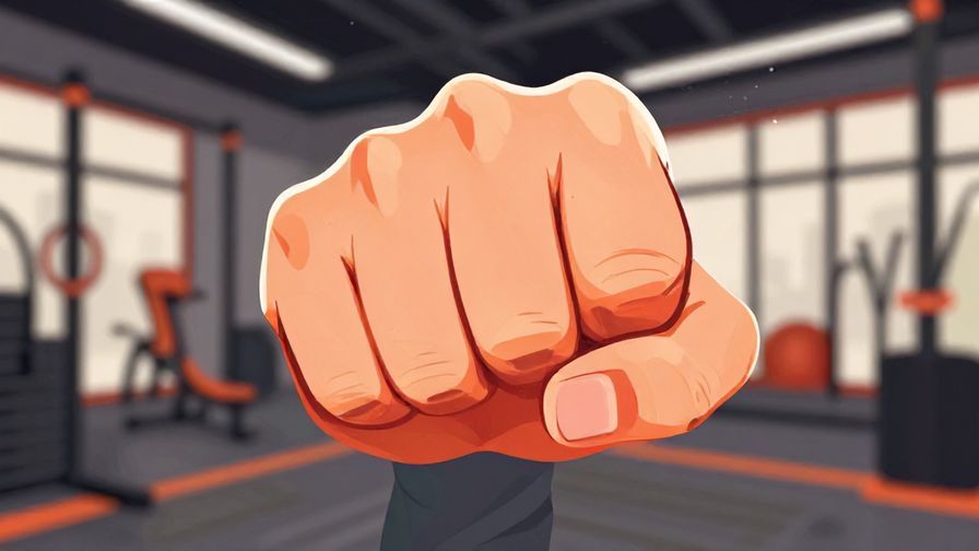 Illustration%20of%20a%20person%20clenching%20their%20fist%20with%20determination%20and%20energy%2C%20gym%20background%2C%20vibrant%20colors%2C%20illustrated%20style
