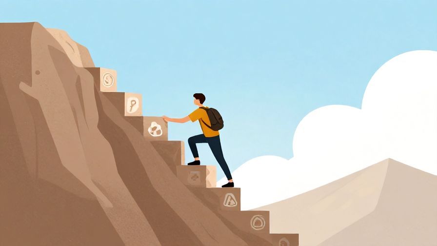 Illustration%20of%20a%20person%20climbing%20a%20mountain%20with%20steps%20labeled%20with%20knowledge%20symbols%2C%20bright%20sky%20and%20hopeful%20mood%2C%20illustrated%20style