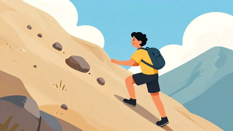 Illustration%20of%20a%20person%20climbing%20a%20steep%20mountain%20path%2C%20looking%20back%20at%20small%20stumbles%20represented%20by%20rocks%2C%20hopeful%20expression%2C%20bright%20colors
