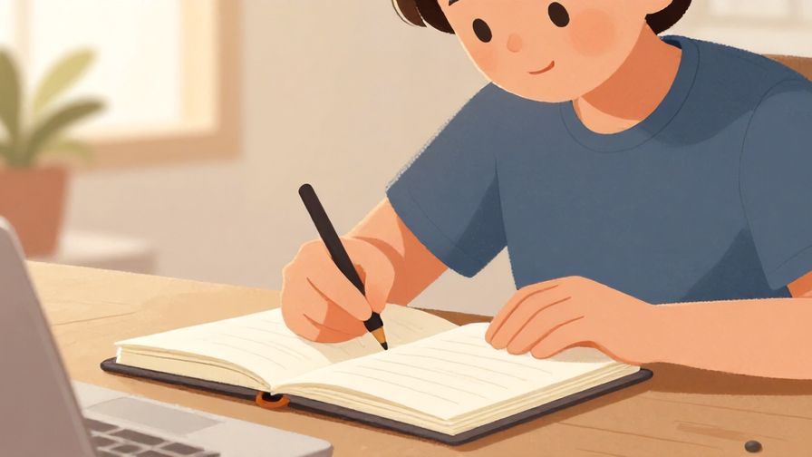 Illustration%20of%20a%20person%20closing%20a%20notebook%20with%20a%20content%20smile%2C%20soft%20background%20of%20a%20sunlit%20room%2C%20warm%20colors%20and%20illustrated%20style