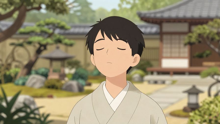 Illustration%20of%20a%20person%20closing%20their%20eyes%20and%20hoping%20earnestly%20in%20a%20traditional%20Japanese%20garden.%20Soft%20lighting%2C%20illustrated%20style