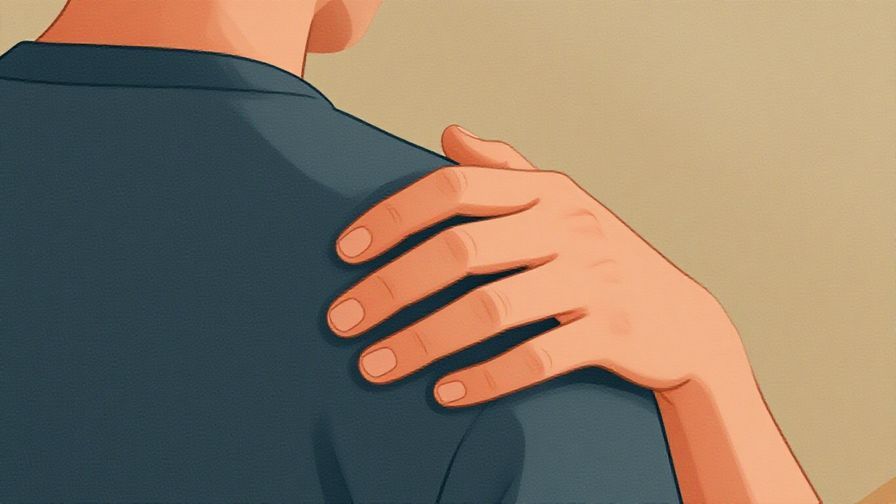 Illustration%20of%20a%20person%20comforting%20another%20with%20a%20gentle%20hand%20on%20the%20shoulder%2C%20soft%20lighting%2C%20warm%20colors%2C%20illustrated%20style