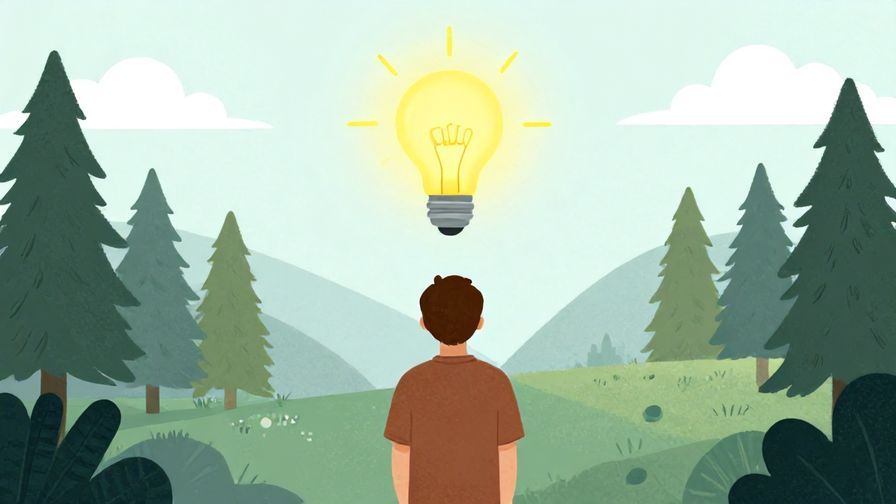 Illustration%20of%20a%20person%20contemplating%20nature%20with%20floating%20light%20bulbs%20representing%20ideas%2C%20peaceful%20scene%2C%20illustrated%20style