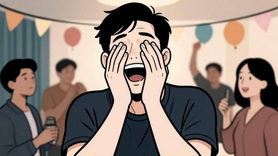 Illustration%20of%20a%20person%20covering%20their%20face%20in%20shock%20and%20laughing%2C%20indoor%20party%20scene%2C%20illustrated%20style