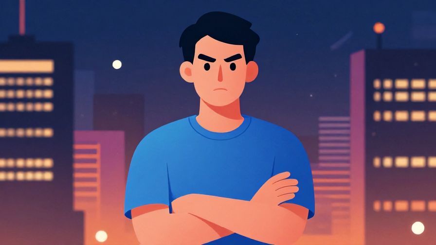 Illustration%20of%20a%20person%20crossing%20arms%20with%20a%20serious%20face%2C%20cityscape%20at%20night%20background%2C%20vibrant%20colors%2C%20illustrated%20style