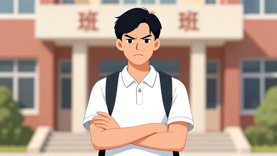 Illustration%20of%20a%20person%20crossing%20their%20arms%20firmly%20with%20a%20stern%20expression%20outside%20a%20school%20or%20workplace%20building%2C%20illustrated%20style