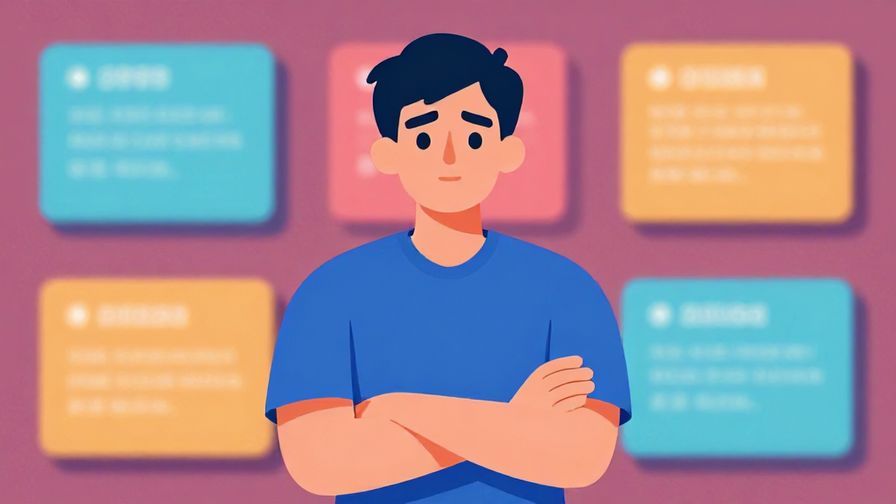 Illustration%20of%20a%20person%20crossing%20their%20arms%20and%20looking%20unbothered%2C%20a%20vague%20background%20showing%20blurred%20choices%20or%20options%2C%20vibrant%20colors%2C%20illustrated%20style