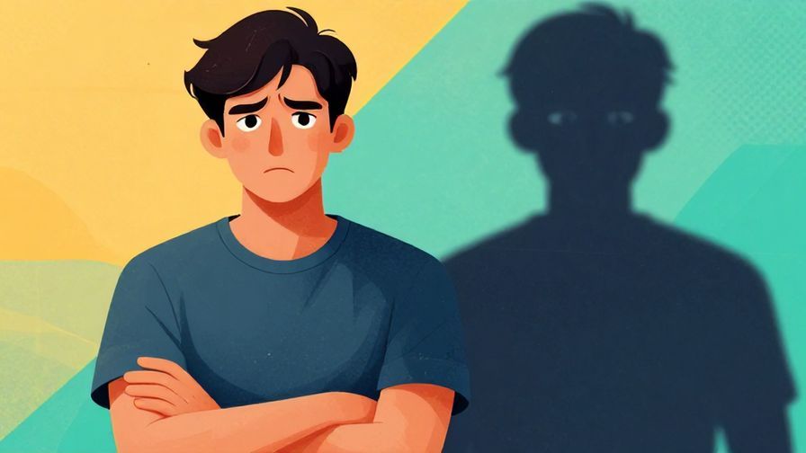 Illustration%20of%20a%20person%20crossing%20their%20arms%20with%20a%20doubtful%20expression%20and%20a%20shadowy%20figure%20in%20the%20background%20looking%20guilty%2C%20detailed%20background%2C%20vibrant%20colors%2C%20illustrated%20style