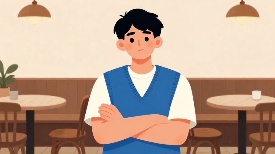 Illustration%20of%20a%20person%20defensively%20crossing%20their%20arms%20while%20looking%20calm%2C%20indoor%20cafe%20scene%2C%20vibrant%20colors%2C%20illustrated%20style