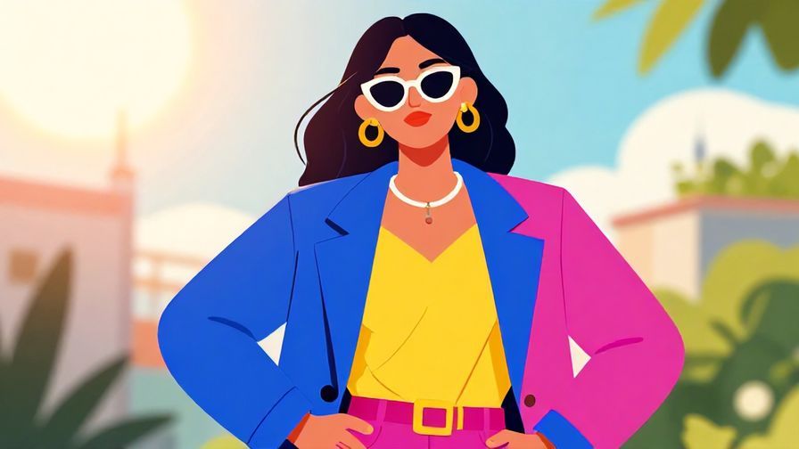 Illustration%20of%20a%20person%20dressed%20in%20bold%20fashion%20posing%20confidently%20with%20a%20sunny%20outdoor%20background%2C%20vibrant%20colors%2C%20illustrated%20style