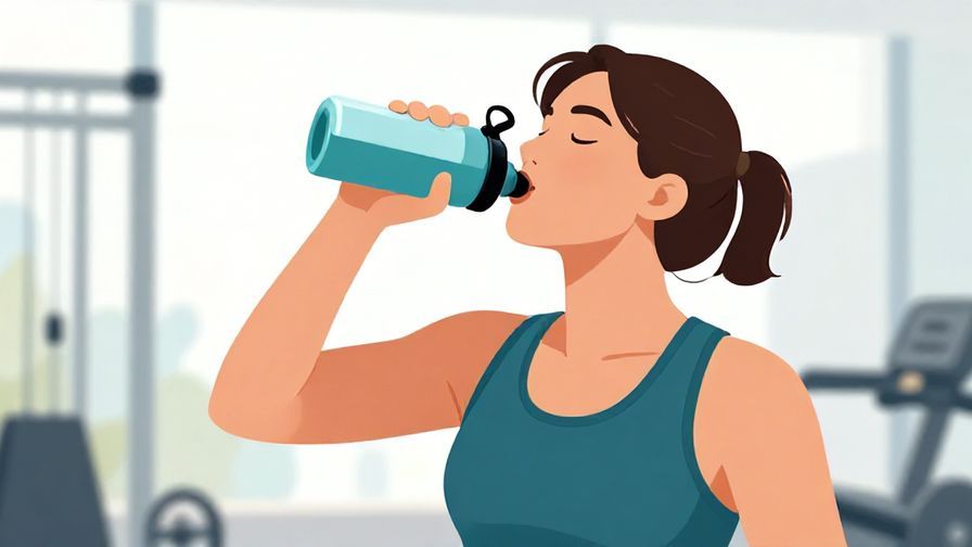 Illustration%20of%20a%20person%20drinking%20from%20a%20water%20bottle%20while%20exercising%2C%20gym%20background%2C%20bright%20colors%2C%20illustrated%20style