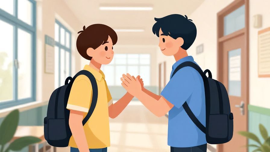 Illustration%20of%20a%20person%20encouraging%20another%20with%20a%20supportive%20gesture%20in%20a%20school%20hallway.%20Bright%20colors%2C%20illustrated%20style