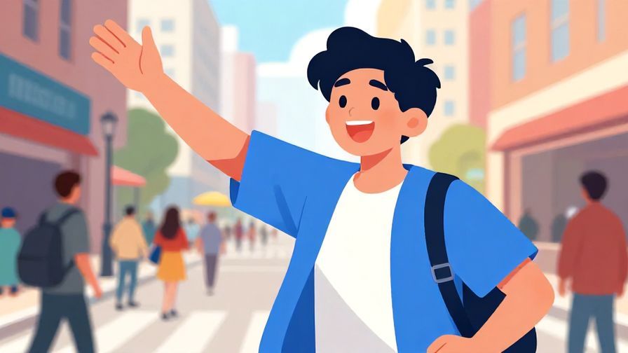 Illustration%20of%20a%20person%20energetically%20asking%20for%20help%20with%20a%20bright%20smile%20in%20a%20busy%20city%20street%2C%20vibrant%20colors%2C%20illustrated%20style