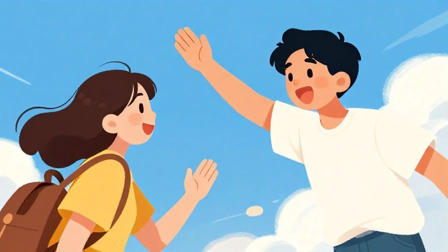 Illustration%20of%20a%20person%20excitedly%20gesturing%20to%20another%20to%20join%20them%20for%20an%20outing%2C%20bright%20blue%20sky%20background%2C%20joyful%20vibes%2C%20illustrated%20style