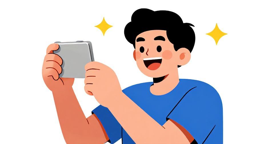 Illustration%20of%20a%20person%20excitedly%20grabbing%20an%20item%20with%20a%20big%20smile%20and%20sparkles%20around%20them%2C%20illustrated%20style