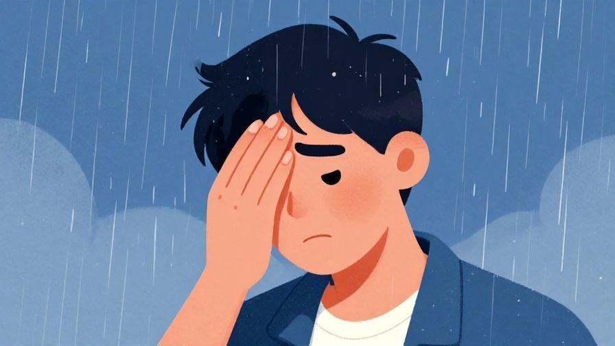 Illustration%20of%20a%20person%20facepalming%20with%20a%20slightly%20embarrassed%20expression%20under%20a%20rainy%20sky%20background%2C%20vibrant%20colors%2C%20illustrated%20style