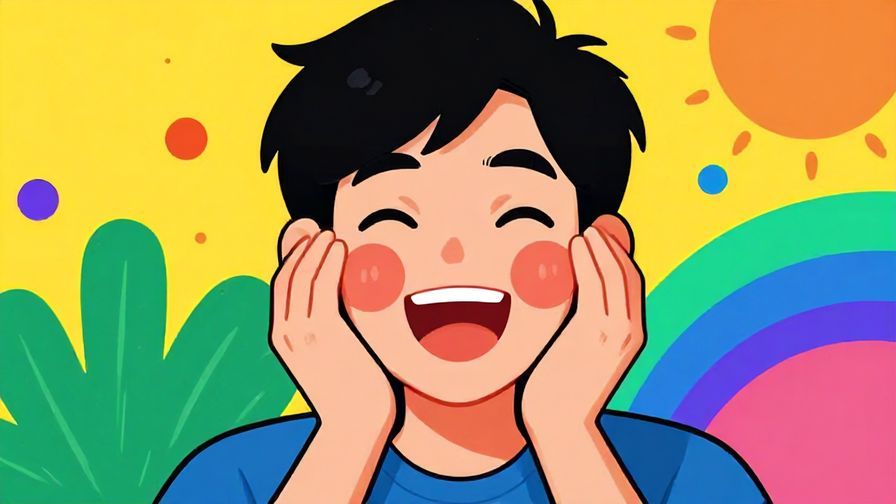 Illustration%20of%20a%20person%20fidgeting%20excitedly%20with%20bright%20flushed%20cheeks%2C%20colorful%20and%20playful%20background%2C%20illustrated%20style