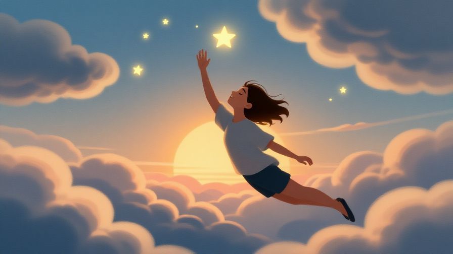 Illustration%20of%20a%20person%20floating%20upwards%20towards%20soft%20heavenly%20clouds%20and%20glowing%20stars%2C%20eyes%20closed%20in%20pure%20joy.%20Background%20a%20gentle%20sunrise%20with%20warm%20colors.%20Illustrated%20style