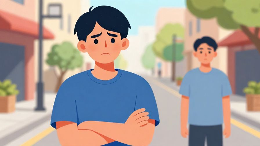 Illustration%20of%20a%20person%20frowning%20with%20crossed%20arms%20while%20another%20looks%20apologetic%2C%20street%20scene%2C%20vibrant%20colors