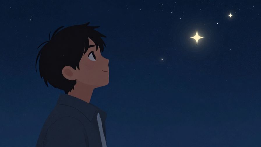 Illustration%20of%20a%20person%20gazing%20dreamily%20at%20stars%20with%20a%20slight%20smile%2C%20soft%20night%20sky%2C%20illustrated%20style