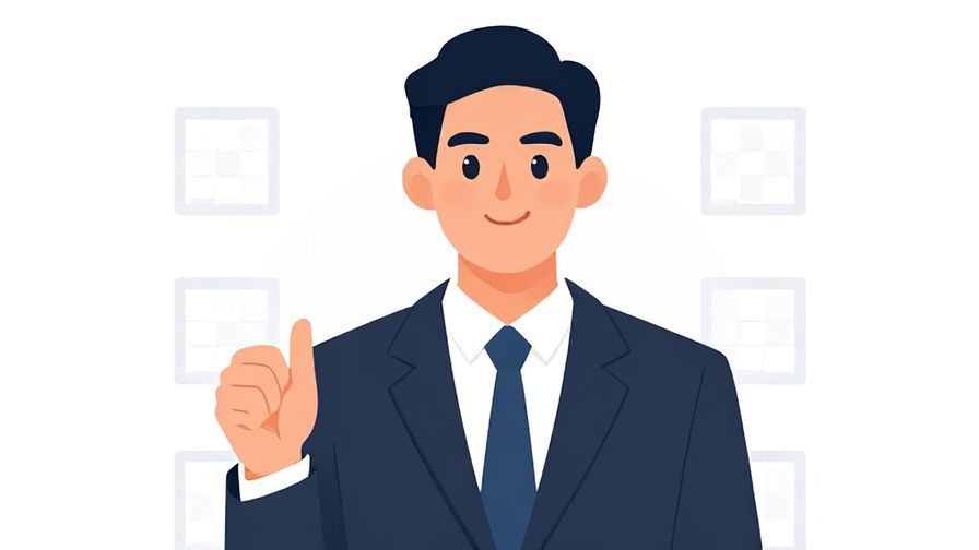 Illustration%20of%20a%20person%20giving%20a%20confident%20smile%20with%20checked%20boxes%20in%20the%20background%2C%20formal%20attire%2C%20illustrated%20style