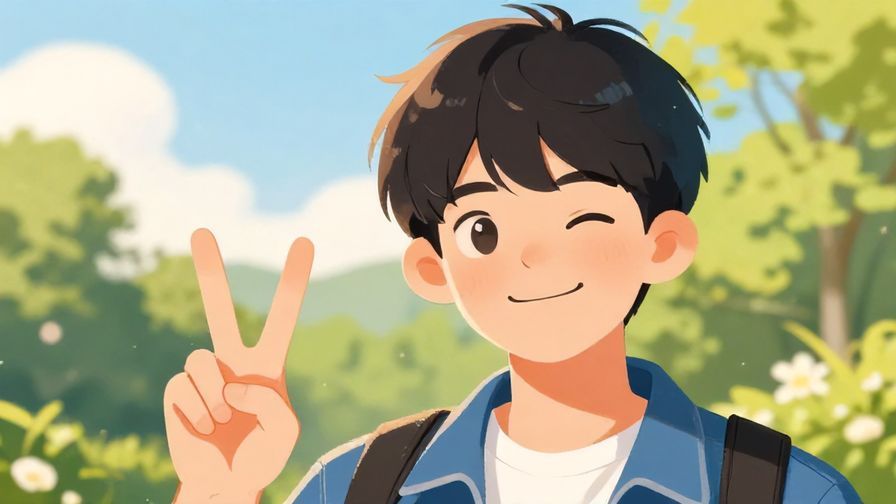 Illustration%20of%20a%20person%20giving%20a%20friendly%20wink%20and%20peace%20sign%2C%20sunny%20outdoor%20scene%2C%20vibrant%20colors%2C%20illustrated%20style