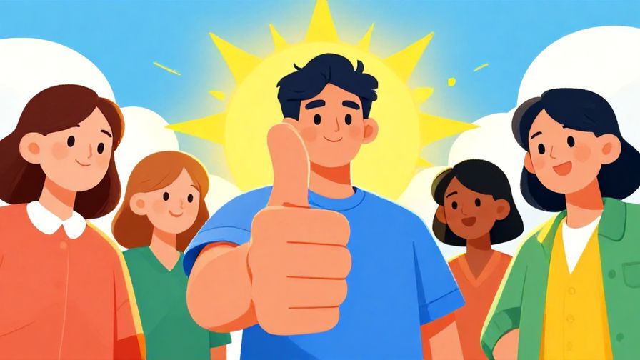 Illustration%20of%20a%20person%20giving%20a%20thumbs-up%20with%20a%20bright%20sunny%20background%20and%20smiling%20faces%20around%20them%2C%20vibrant%20colors%2C%20illustrated%20style