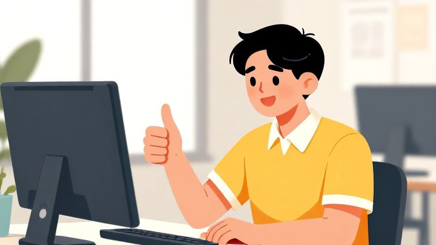 Illustration%20of%20a%20person%20giving%20a%20thumbs%20up%20and%20encouraging%20another%20person%20who%20is%20working%20hard%2C%20bright%20indoor%20setting%2C%20vibrant%20colors