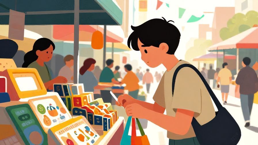 Illustration%20of%20a%20person%20glancing%20at%20items%20quickly%20in%20a%20busy%20market%2C%20energetic%20colors%2C%20illustrated%20style