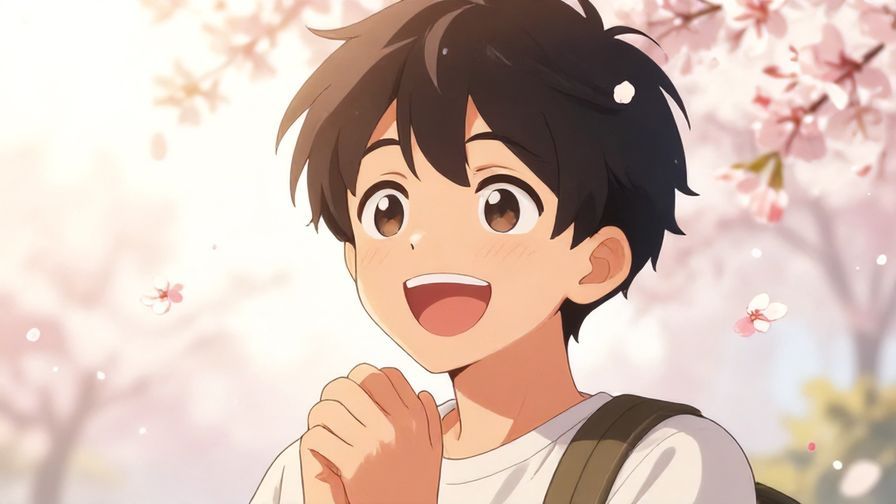 Illustration%20of%20a%20person%20grinning%20with%20bright%20eyes%2C%20hands%20clasped%20in%20excitement%2C%20background%20with%20soft%20sunlight%20and%20floating%20cherry%20blossoms%2C%20illustrated%20style