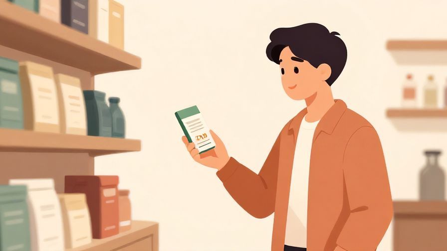 Illustration%20of%20a%20person%20holding%20a%20product%20and%20inquiring%20about%20price%2C%20friendly%20shop%20setting%2C%20warm%20colors%2C%20illustrated%20style