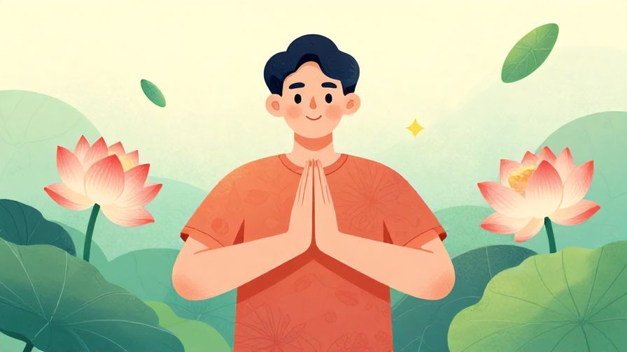 Illustration%20of%20a%20person%20holding%20a%20thankful%20pose%20with%20a%20soft%20background%20of%20lotus%20flowers%20and%20floating%20leaves%2C%20vibrant%20colors%2C%20illustrated%20style