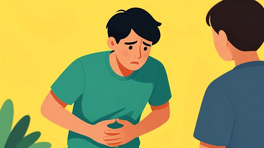 Illustration%20of%20a%20person%20holding%20their%20stomach%20in%20pain%20while%20looking%20worried%20and%20asking%20a%20passerby%20for%20help%2C%20vibrant%20colors%2C%20illustrated%20style