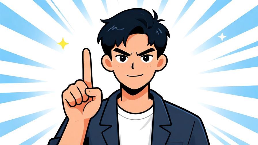 Illustration%20of%20a%20person%20holding%20up%20one%20finger%20with%20a%20determined%20smile%2C%20dynamic%20background%20with%20bright%20rays%20and%20stars%2C%20illustrated%20style