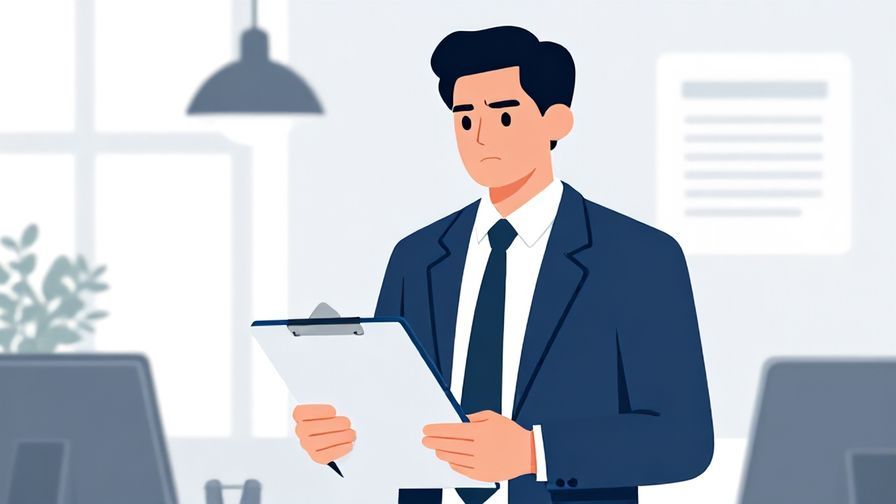 Illustration%20of%20a%20person%20in%20business%20attire%20confidently%20holding%20a%20clipboard%20with%20a%20serious%20expression%20and%20modern%20office%20background%2C%20illustrated%20style