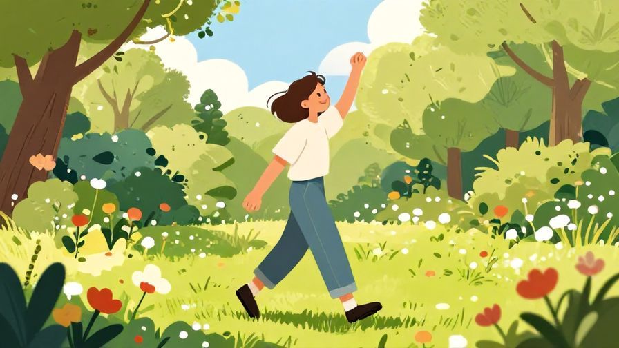 Illustration%20of%20a%20person%20joyfully%20walking%20through%20a%20sunlit%20park%20with%20flowers%20blooming%20around%20them%2C%20expressing%20peace%20and%20contentment.%20Bright%20colors%2C%20illustrated%20style