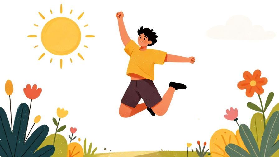 Illustration%20of%20a%20person%20jumping%20joyfully%20with%20sunlight%20and%20flowers%20around%20them%2C%20vibrant%20colors%2C%20illustrated%20style