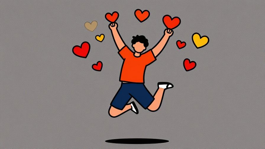 Illustration%20of%20a%20person%20jumping%20joyfully%20with%20bright%20heart%20symbols%20around%20them%2C%20cheerful%20background